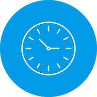 Icono de reloj de vector