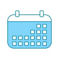 icono de vector calendario