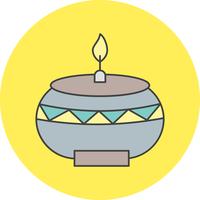 vector lamp icon 