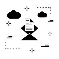 icono de carta vector