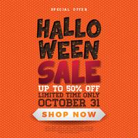 Halloween Sale banner illustration  vector