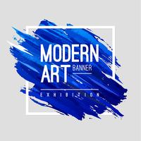 Modern Art Banner vector