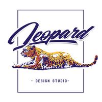 Diseño del vector del leopardo