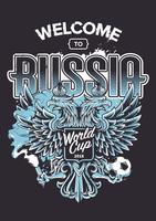 Welcome to Russia Art vector