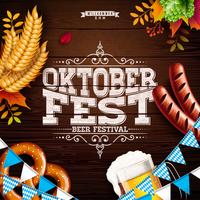 Oktoberfest Banner Illustration  vector