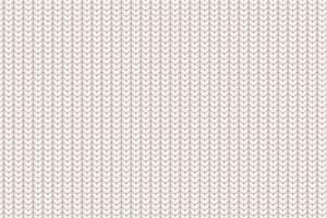 White realistic knit texture, seamless pattern. vector