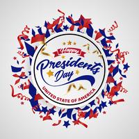 Happy Presidents Day Banner Background and Greeting Cards. Vector Illustration