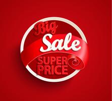 Big sale banner vector