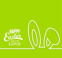 Happy Easter card. vector