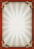 Vintage Blank Circus Poster Sign vector