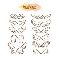 Angel Wings in Line Style.
