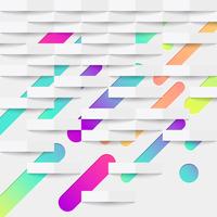 Fondo abstracto colorido con bolas y líneas para publicidad, ilustración vectorial vector