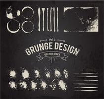 grunge design elements vector