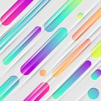 Colorful abstract background with balls and lines for advertising, vector illustration