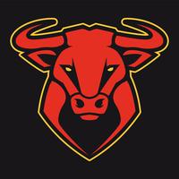 Bull Mascot Vector Icon