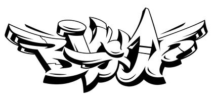 Big Up Graffiti Vector Lettering 
