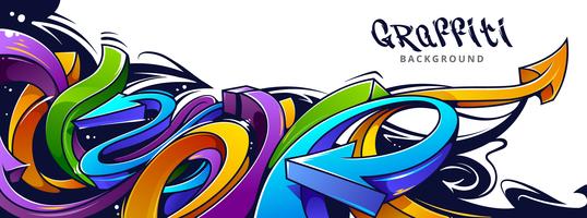 Graffiti Arrows Background vector