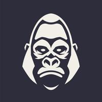 Gorilla Mascot Vector Icon