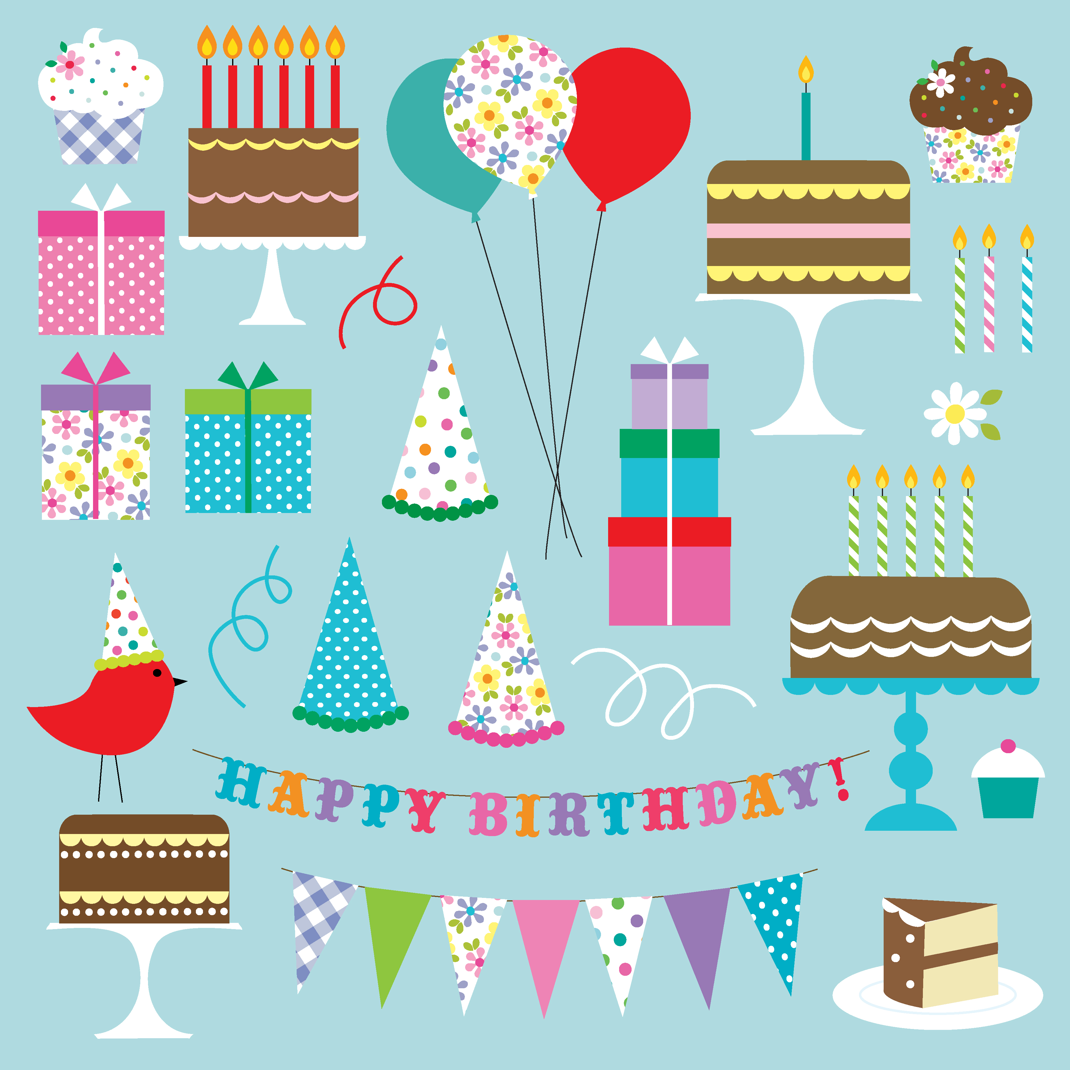 Birthday Party Clipart Download Free Vectors Clipart Graphics