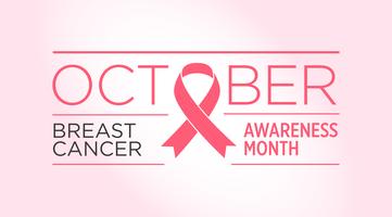 Breast Cancer. Awareness Month Banner vector