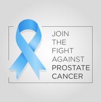 Día Internacional contra la Bandera del Cáncer de Próstata. Únete a la pelea. vector