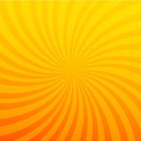 Bright orange rays background. Twister effect.  vector