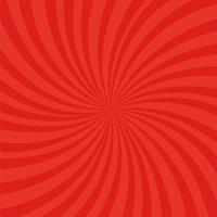 Bright red rays background.  vector