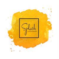 Beautiful soft splash watercolor design vector