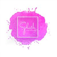 Abstract hand drawn watercolor colorful splash  background  vector