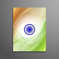 Fondo indio abstracto del diseño del tema de la bandera vector