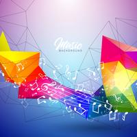 Music illustration  vector