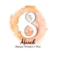 Abstract elegant Women's day background vector