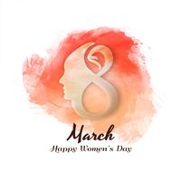 Abstract Women's day beautiful background vector