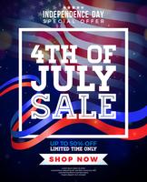 Fourth of July Sale Design 