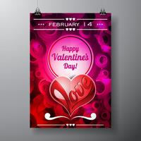 Valentines Day illustration  vector