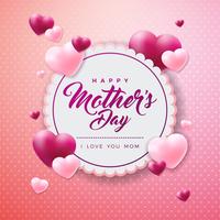 Happy Mothers Day Greeting  vector