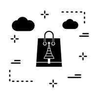 vector shopping bag icon