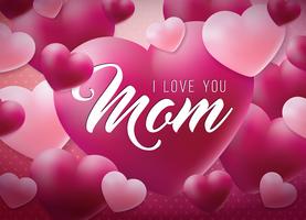 Happy Mothers Day Greeting  vector