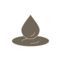 vector water drop icon 