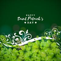 Saint Patrick's Day Background Design  vector