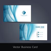 Modern business card template vector