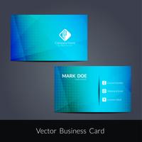 Modern business card template vector