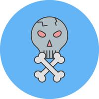 vector skull icon 