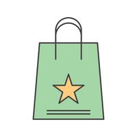 vector shopping bag icon