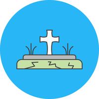 vector grave icon 