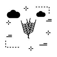 icono de vector de cultivo