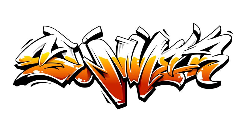 Summer Graffiti Vector Lettering