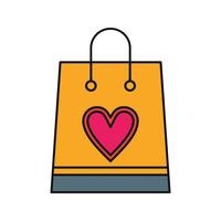 vector shopping bag icon