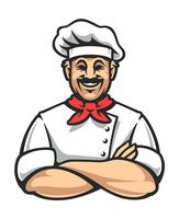 Chef feliz Vector icono