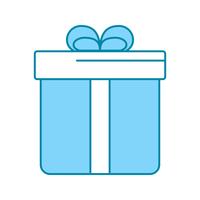 icono de regalo de vector